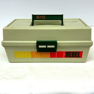 Vintage REBEL 510  retro fishing tackle box